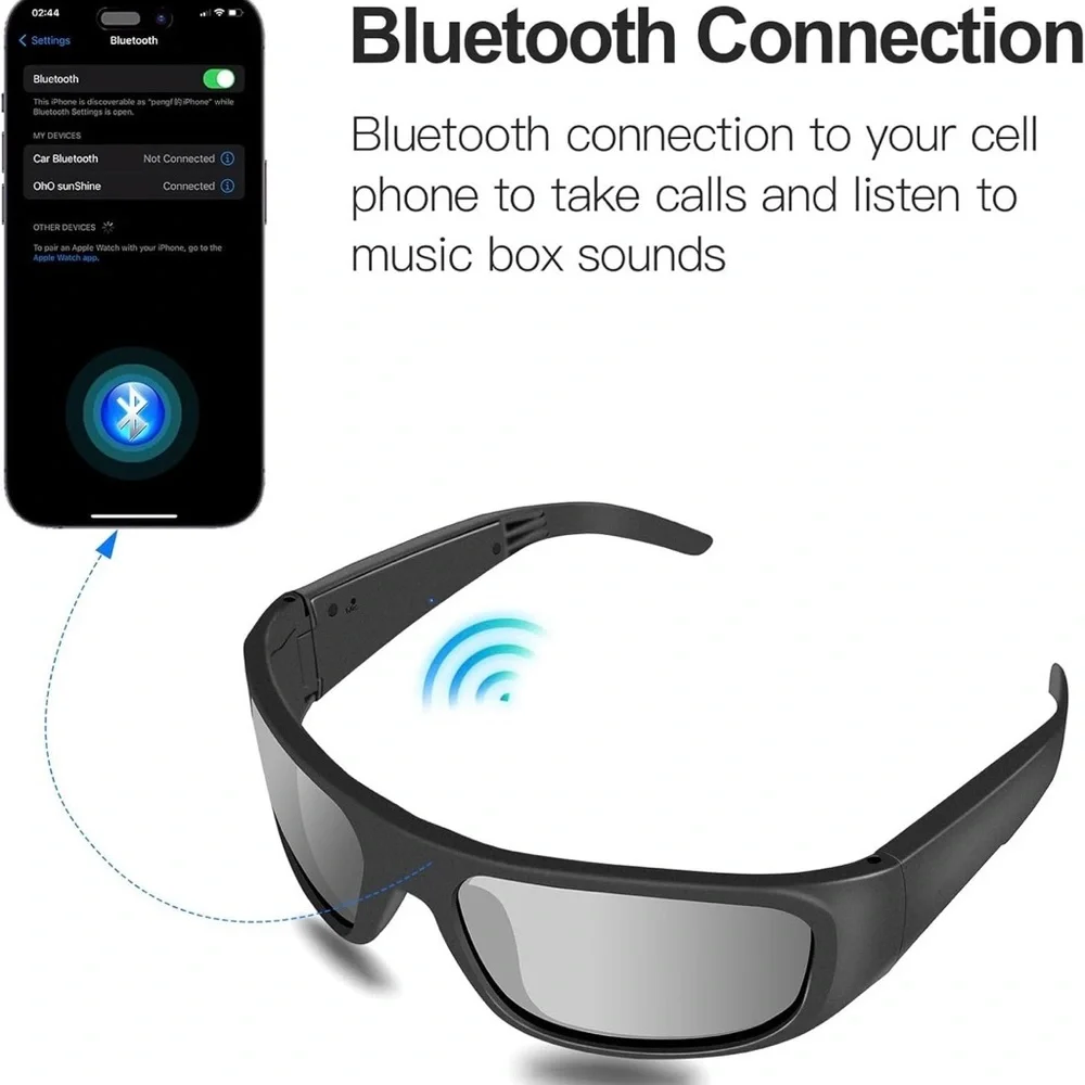 Smart Glasses, UV Protection and Voice Control